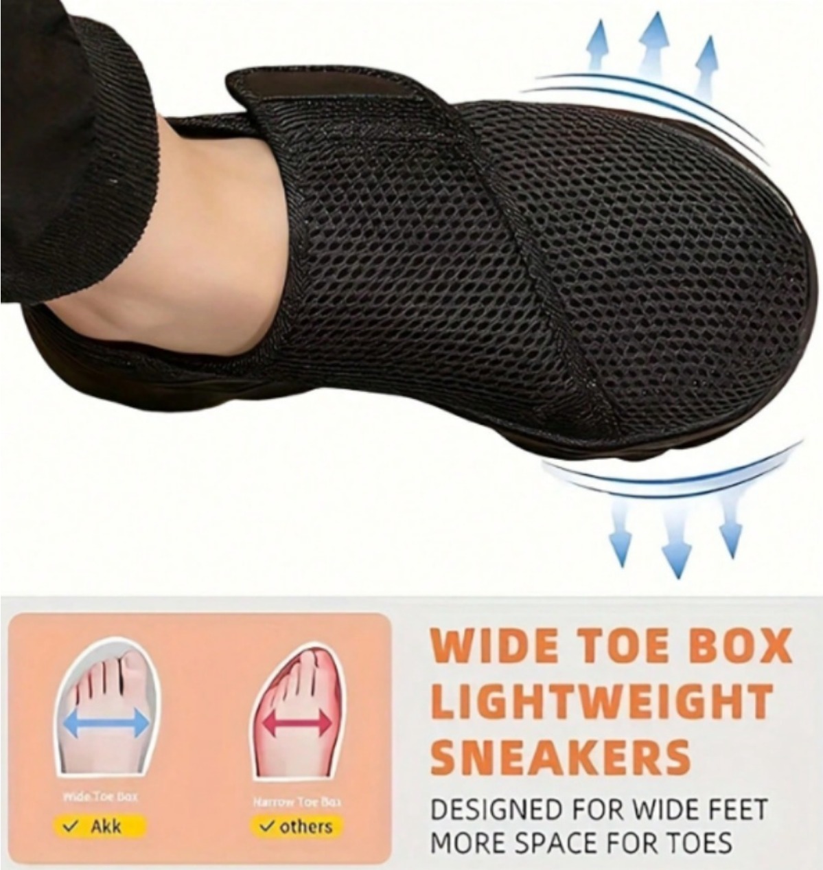Men'S Shoes With Velcro - Nuevos Zapatos Deportivos Transpirables de Malla