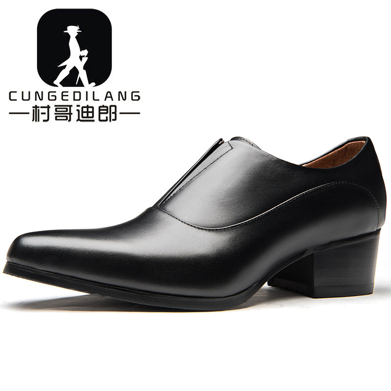 Men Shoes Louboutin - Zapatos de cuero para hombre con