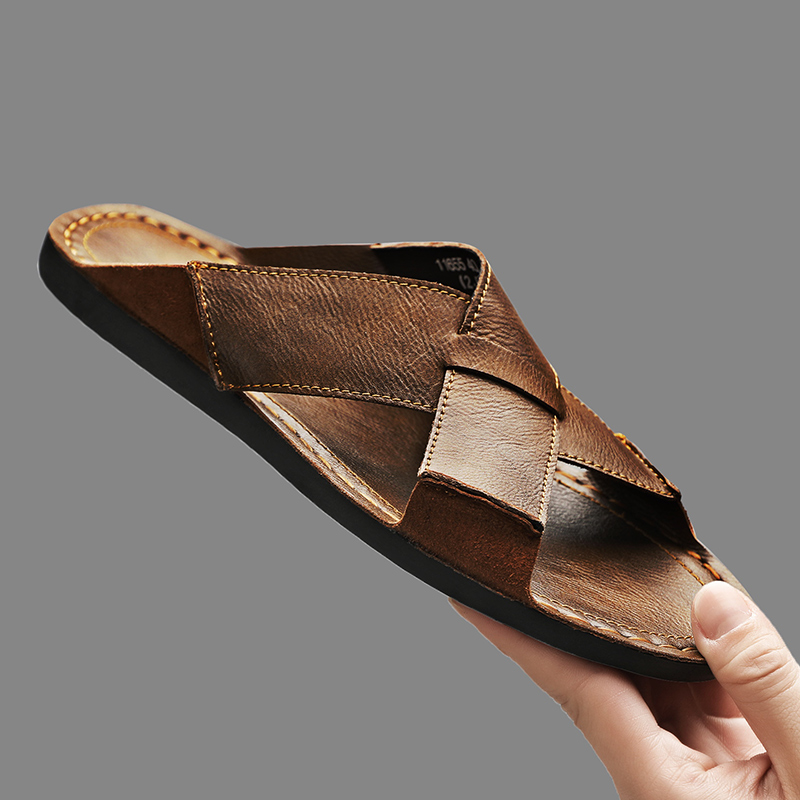 Men'S Shoes Qn - Zapatillas de hombre de cuero genuino