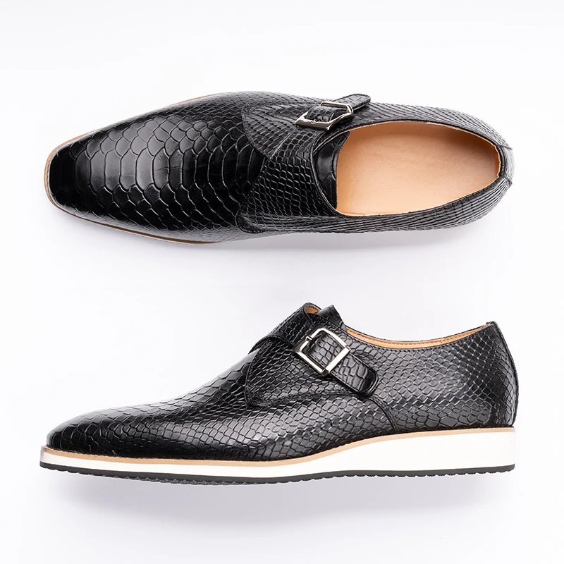 Monk Strap Shoe - Zapatos informales de alta calidad para