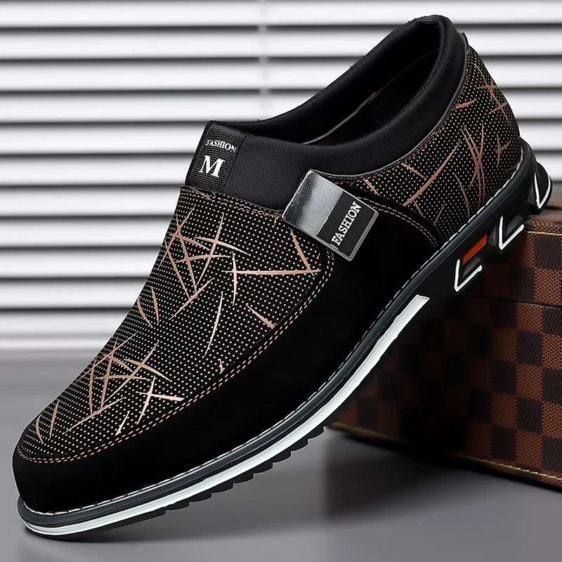Men Shoes Official - Zapatos de cuero de lujo para