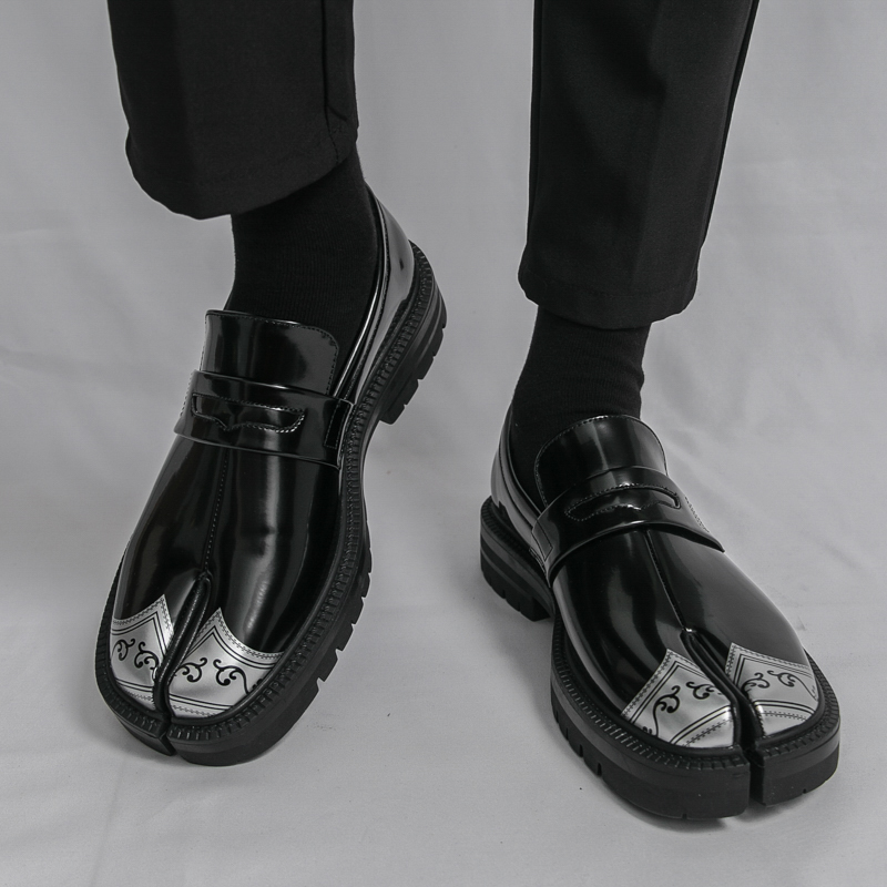 Men'S Shoes Japanese Brand - Mocasines con punta abierta de estilo