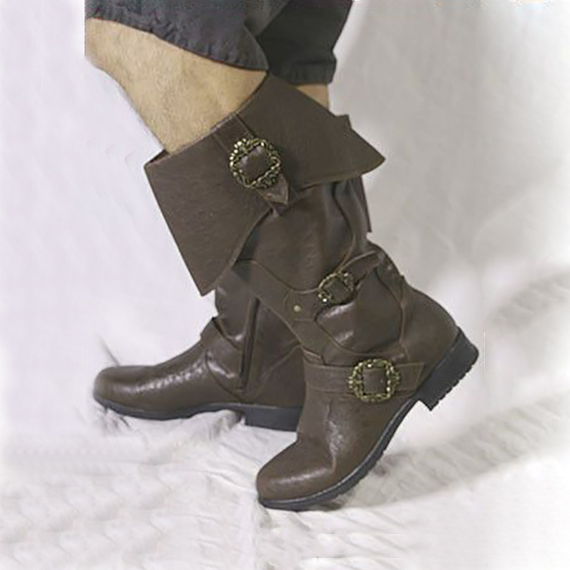 Men'S Shoes Louis Vuitton - Nuevos zapatos medievales de cuero Pu