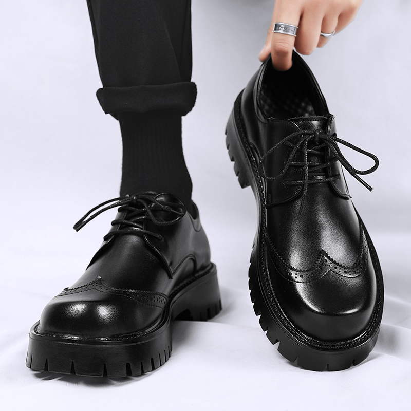 Men Shoes Louboutin - Zapatos de cuero de alta calidad
