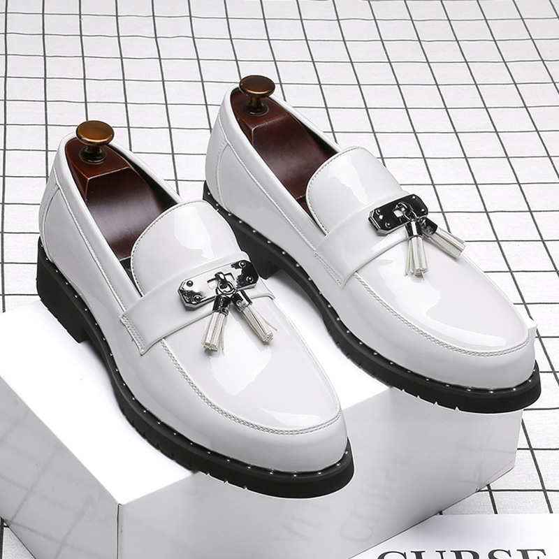 Men Shoes Official - Mocasines de tacón bajo de colores