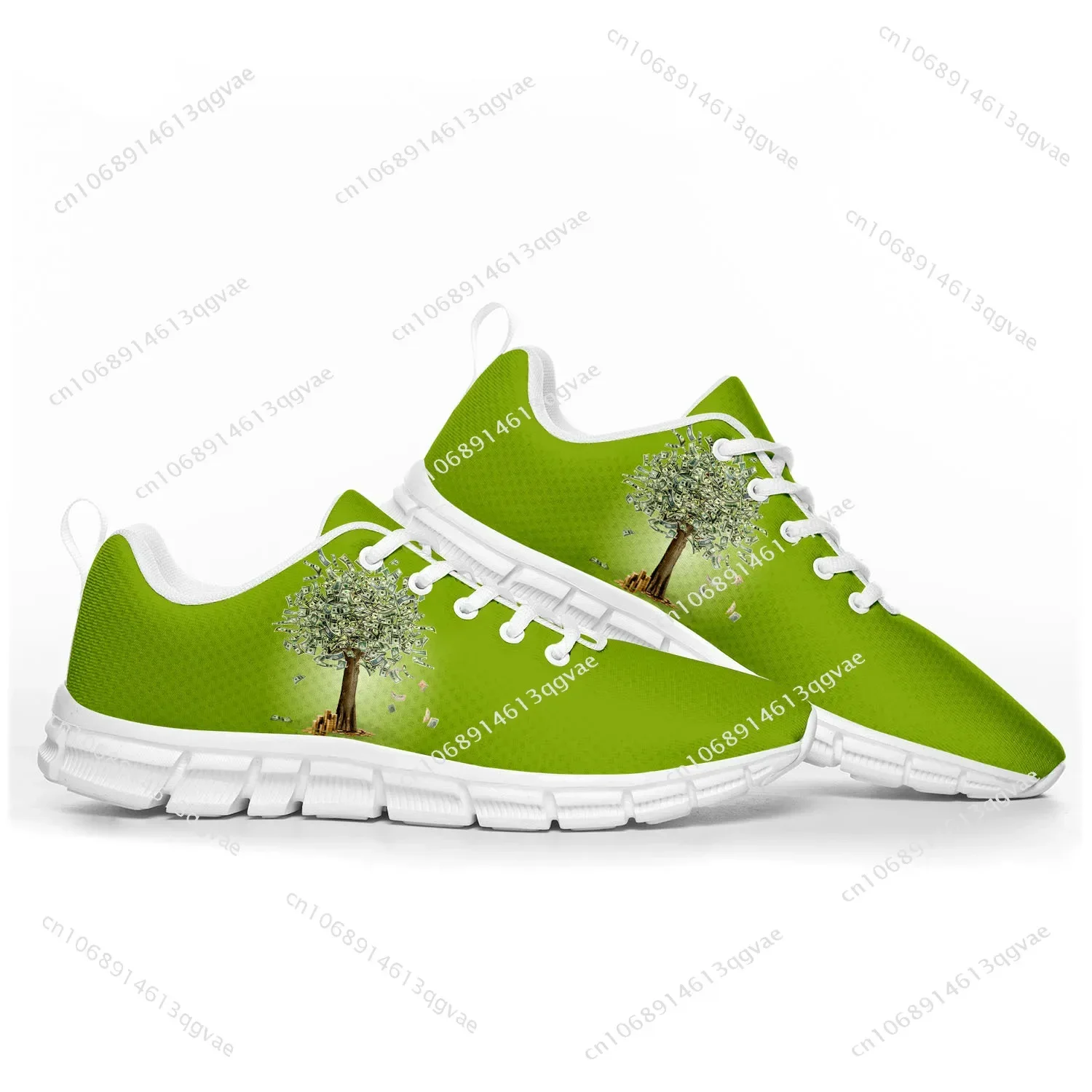 Men'S Shoes Green And White - Dollar Green Tree-zapatos deportivos para hombre,