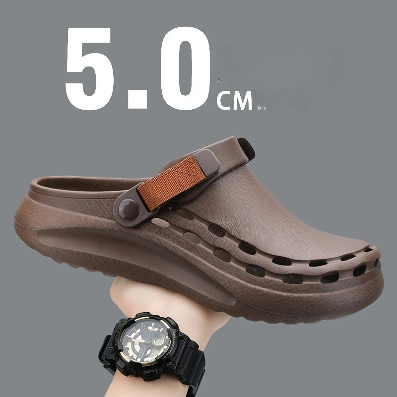 Men Shoes Essentials - Sandalias para hombre de Color sólido