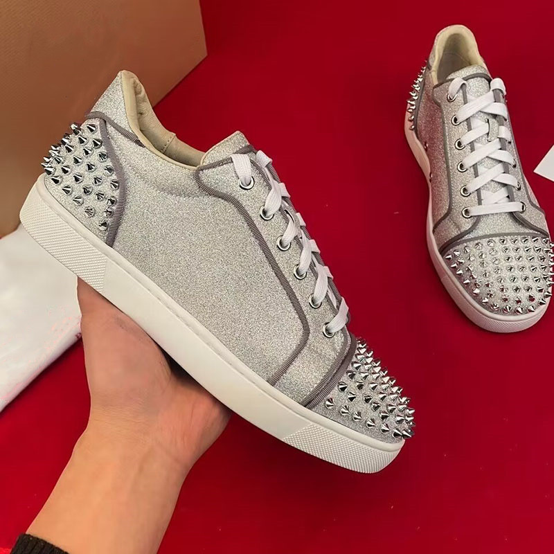 Men Shoes Louboutin - Zapatos de lujo con remaches para