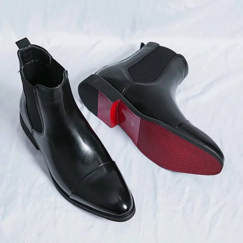 Men Shoes Louboutin - Botas de hombre, Botas de cuero