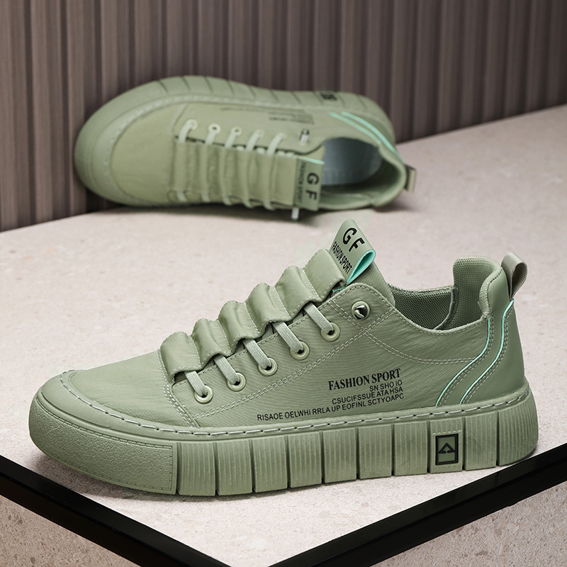 Men'S Shoes Green And White - Zapatos informales verdes para hombre, zapatos