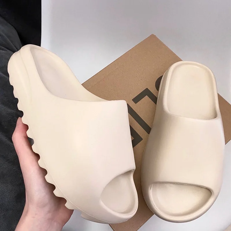 Men'S Shoes Slip On - Pantuflas antideslizantes de plataforma gruesa y