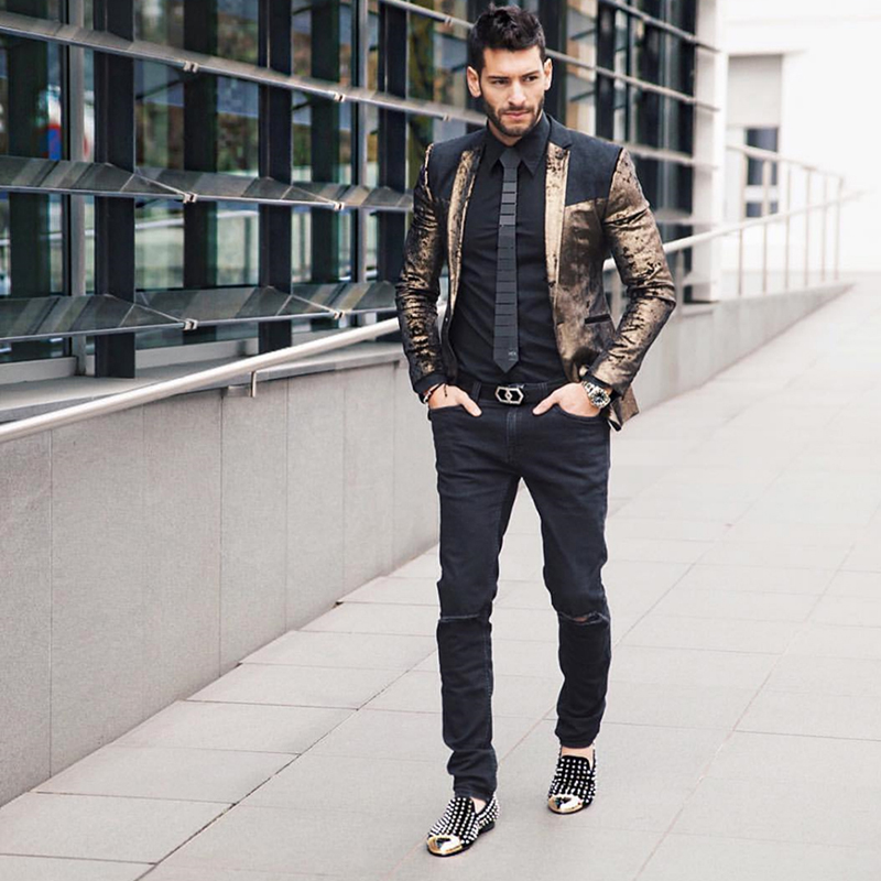 Men Shoes Louboutin - Piergitar, zapatos de gamuza hechos a