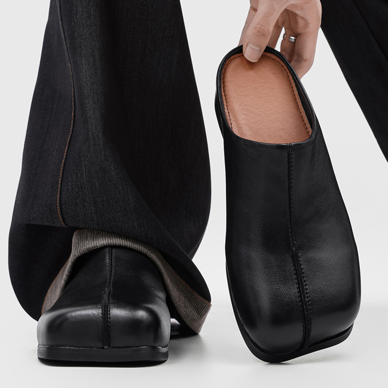 Men Shoes Essentials - Pantuflas de hombre con punta dividida