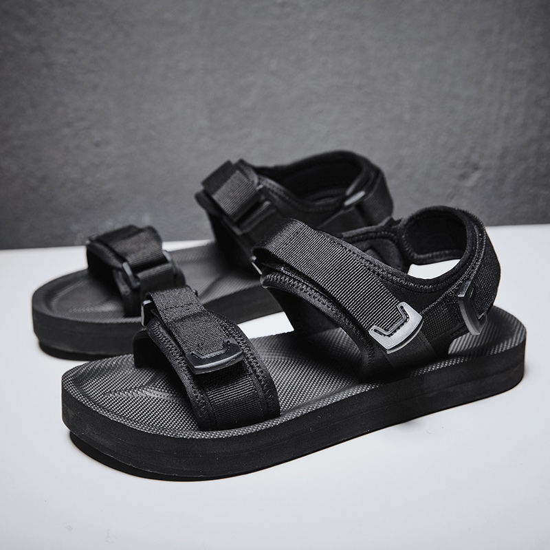 Sandalias planas ajustables pa - Men'S Shoes With Velcro reseña y precio
