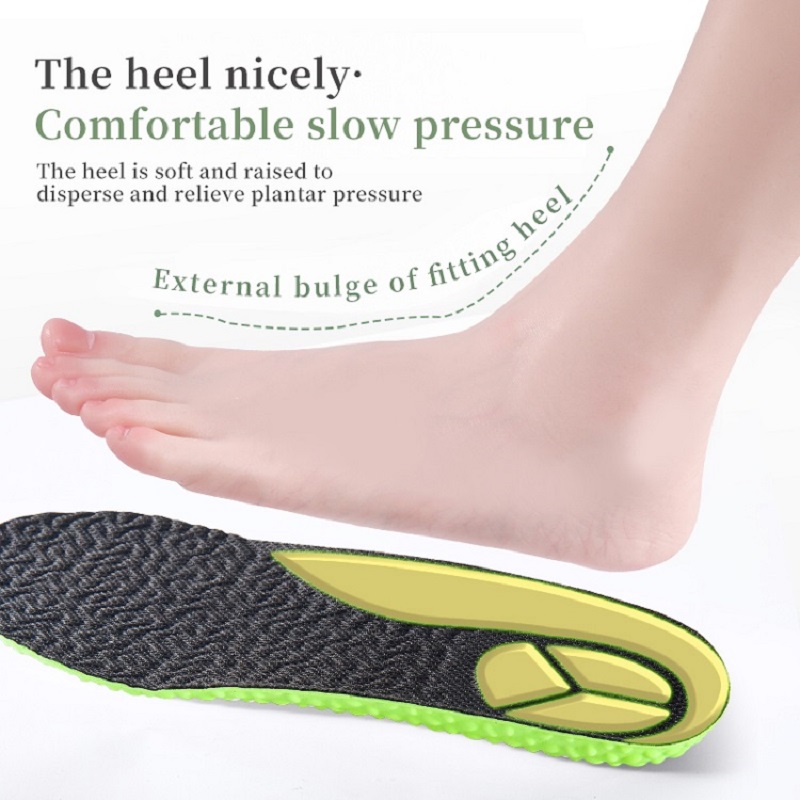 Plantilla deportiva con absorc - Men'S Shoes Green And White reseña y precio