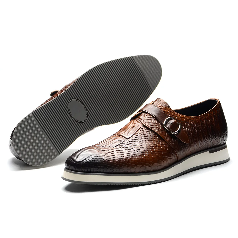 Zapatos Casuales de Negocios p - Monk Strap Shoe reseña y precio
