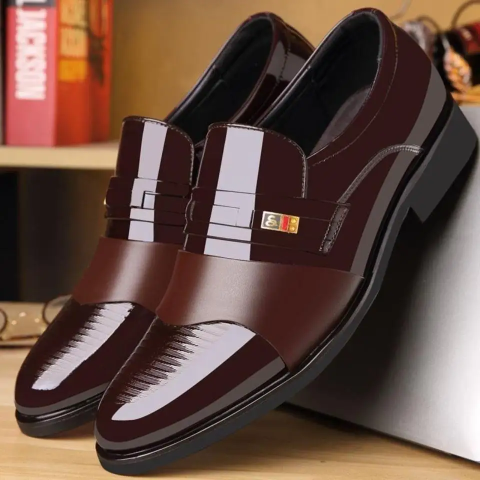 Nuevos zapatos de cuero formal - Men Shoes Official reseña y precio
