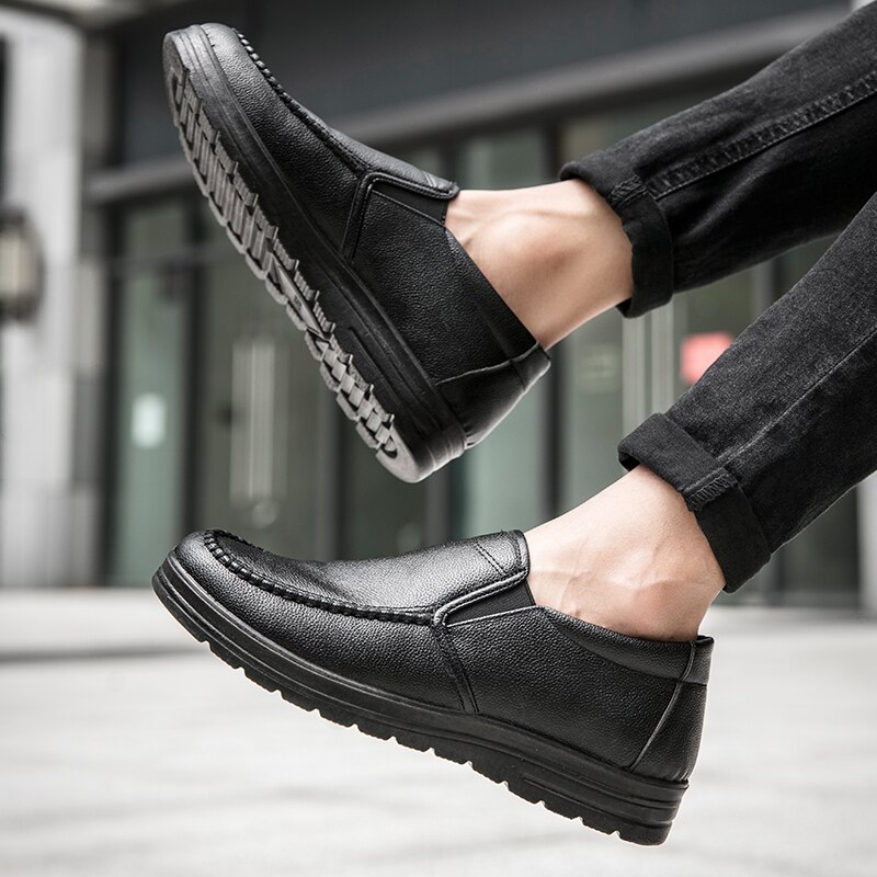 Zapatos casuales de cuero lige - Men Shoes Louboutin reseña y precio