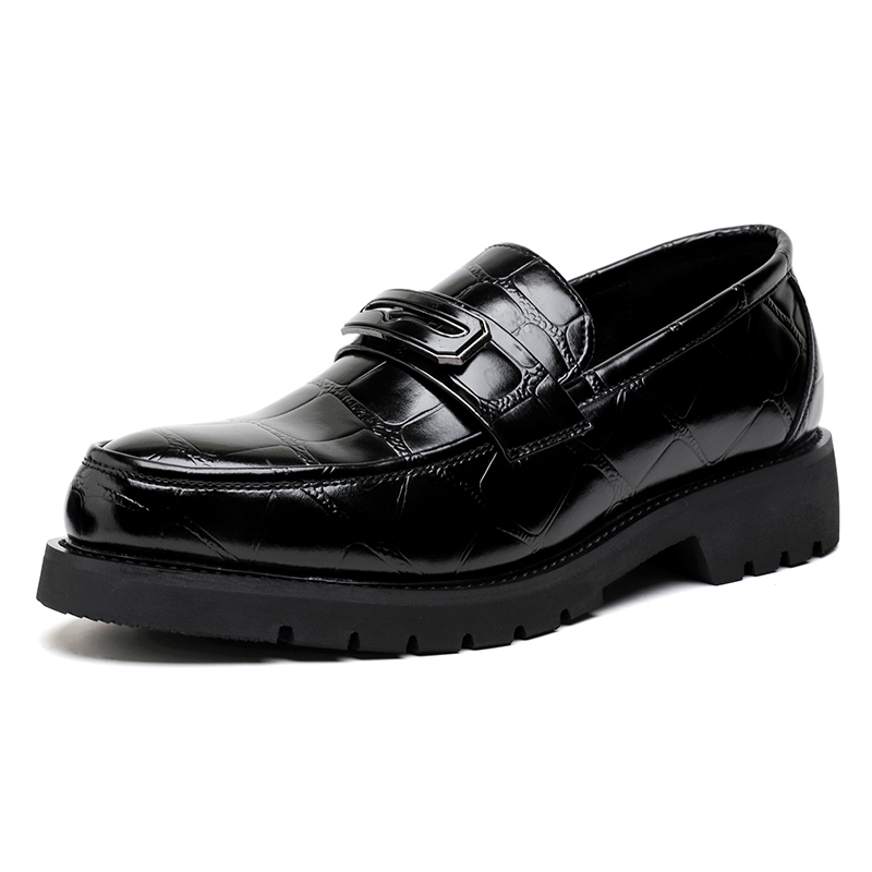 Zapatos de cuero de suela grue - Men Shoes Official reseña y precio