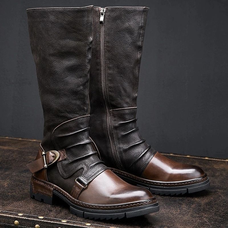 Botas de motocicleta de cuero  - Men'S Shoes Louis Vuitton reseña y precio