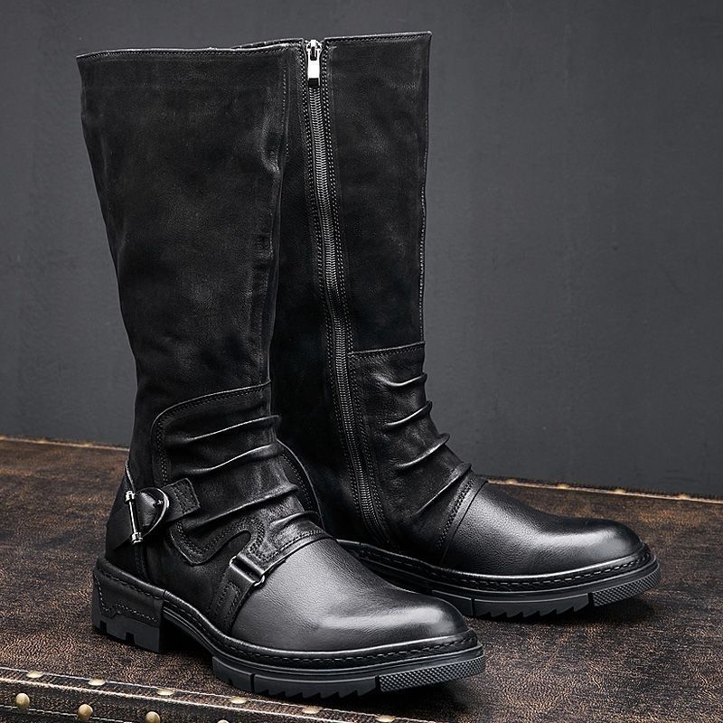 Botas de motocicleta de cuero  - Men'S Shoes Louis Vuitton reseña y precio