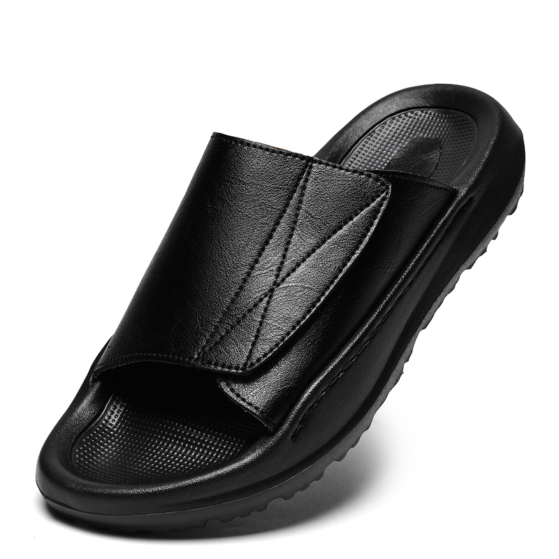 Sandalias de cuero Easy-top pa - Men'S Shoes With Velcro reseña y precio