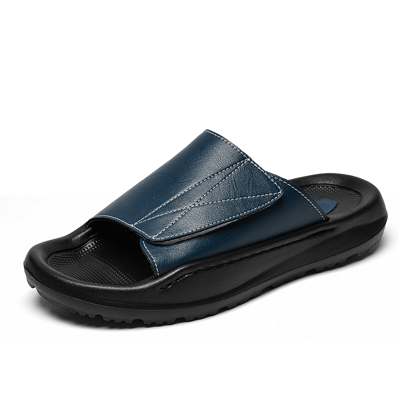 Sandalias de cuero Easy-top pa - Men'S Shoes With Velcro reseña y precio