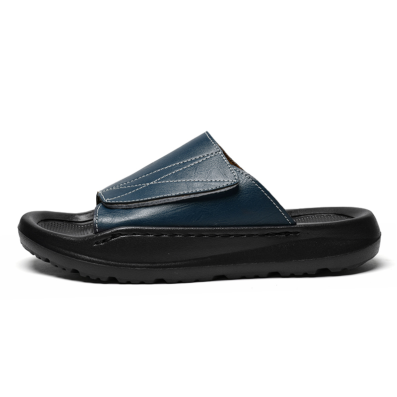 Sandalias de cuero Easy-top pa - Men'S Shoes With Velcro reseña y precio