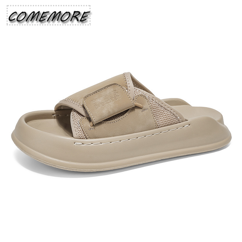 Comemore Pantuflas de suela gr - Men'S Shoes With Velcro reseña y precio