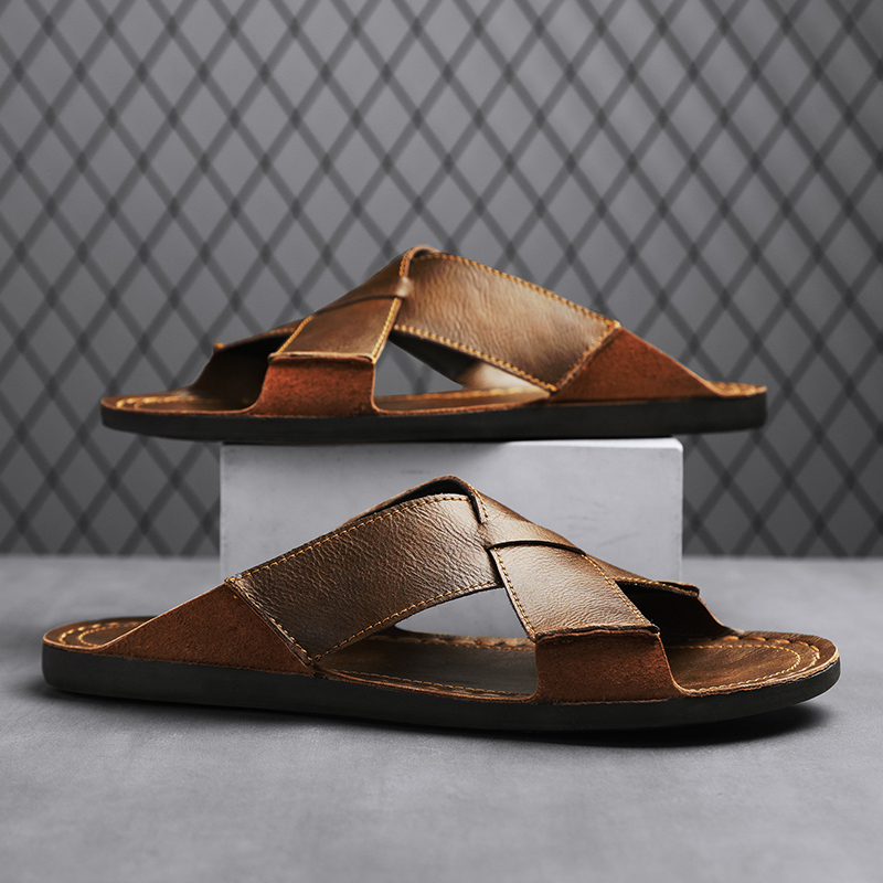 Zapatillas de hombre de cuero  - Men'S Shoes Qn reseña y precio