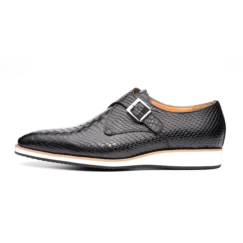 Zapatos informales de alta cal - Monk Strap Shoe reseña y precio