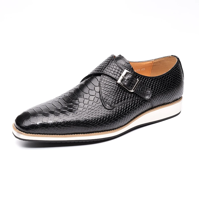 Zapatos informales de alta cal - Monk Strap Shoe reseña y precio