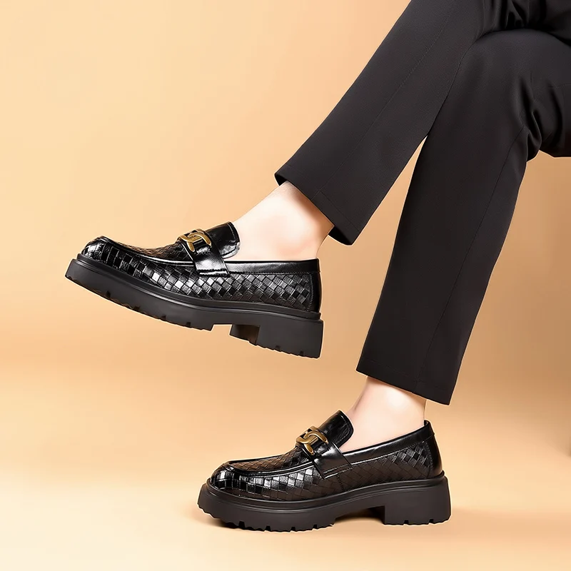 Zapatos de cuero hechos a mano - Men Shoes Official reseña y precio