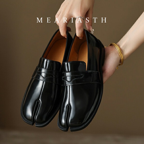 Zapatos Tabi Negros de Piel Si - Men'S Shoes Qn reseña y precio