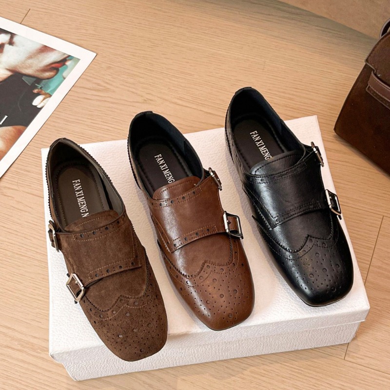 Zapatos Retro para Mujer, Eleg - Monk Strap Shoe reseña y precio