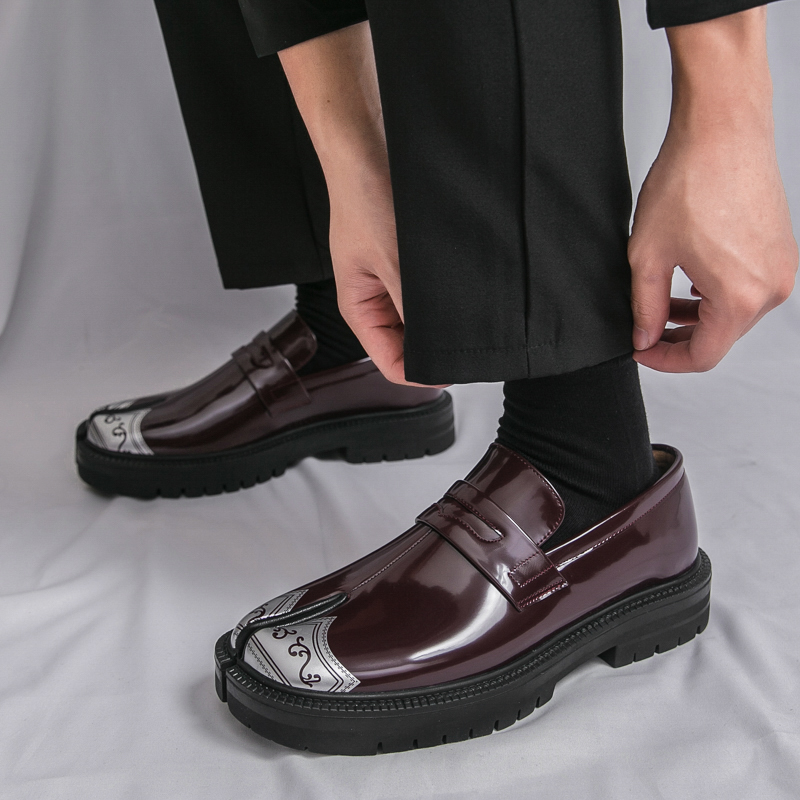 Mocasines con punta abierta de - Men'S Shoes Japanese Brand reseña y precio