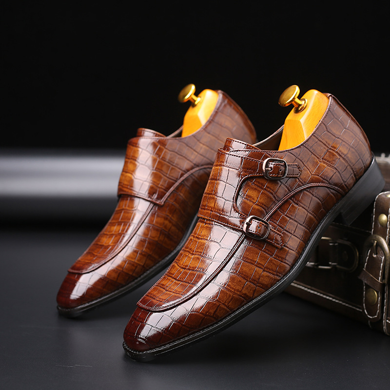Mocasines de charol para hombr - Monk Strap Shoe reseña y precio