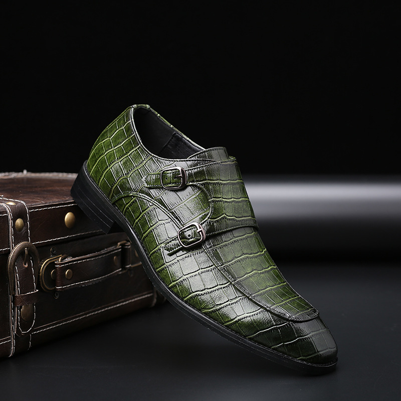 Mocasines de charol para hombr - Monk Strap Shoe reseña y precio