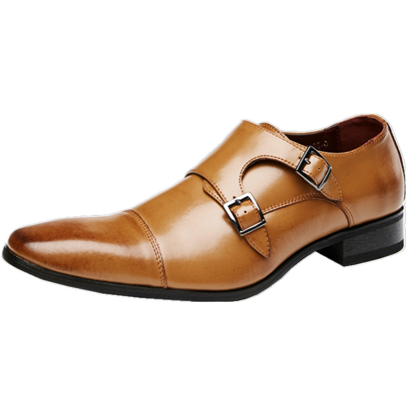 Zapatos de vestir de cuero par - Monk Strap Shoe reseña y precio