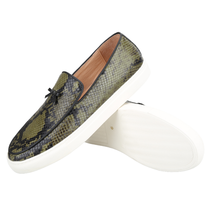 Piergitar Zapatillas de hombre - Men'S Shoes Green And White reseña y precio