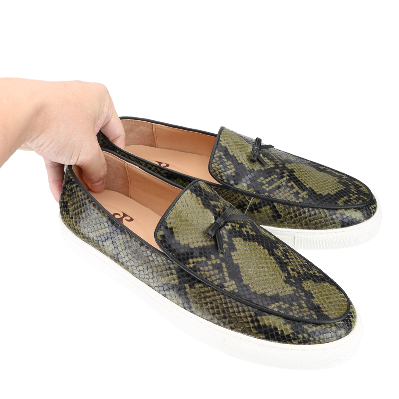 Piergitar Zapatillas de hombre - Men'S Shoes Green And White reseña y precio