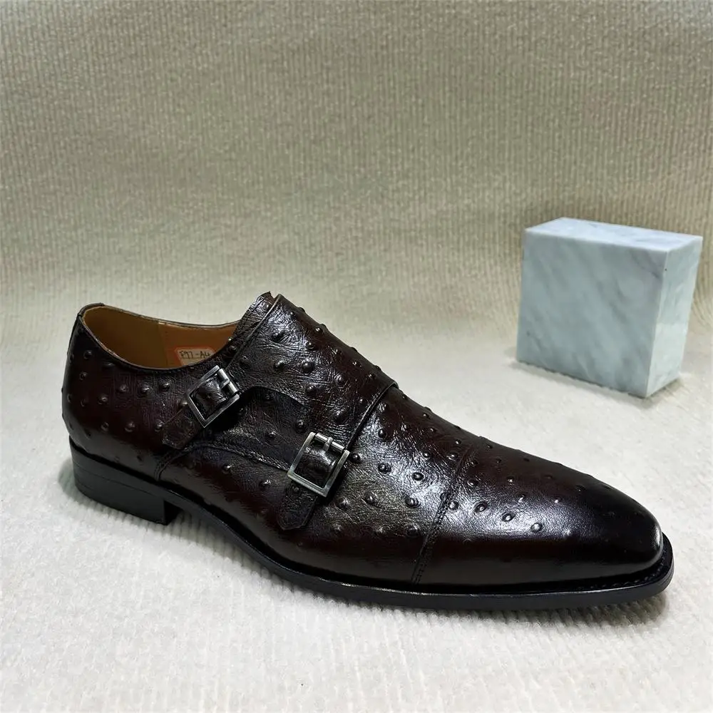 Zapatos de monje de cuero genu - Monk Strap Shoe reseña y precio