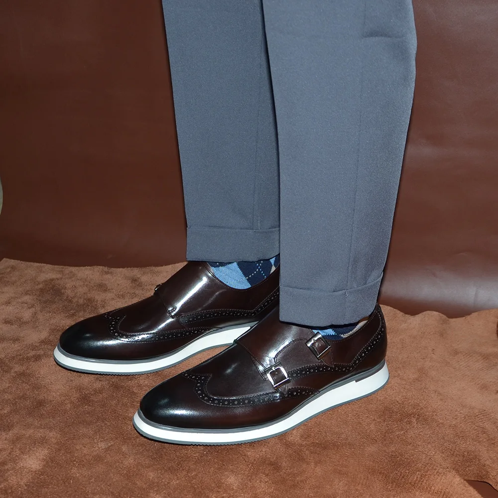 Zapatos Oxford de Vestir Casua - Monk Strap Shoe reseña y precio