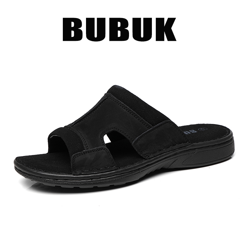 Pantuflas de cuero para hombre - Men'S Shoes With Velcro reseña y precio