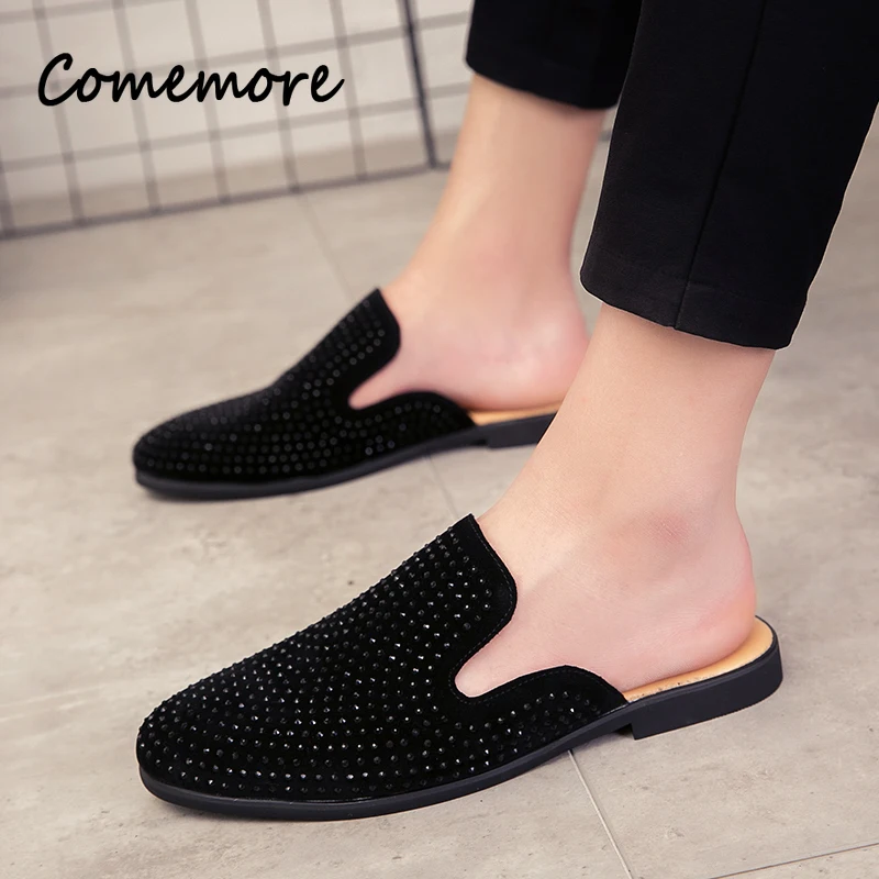 Zapatos de cuero con diamantes - Men Shoes Louboutin reseña y precio
