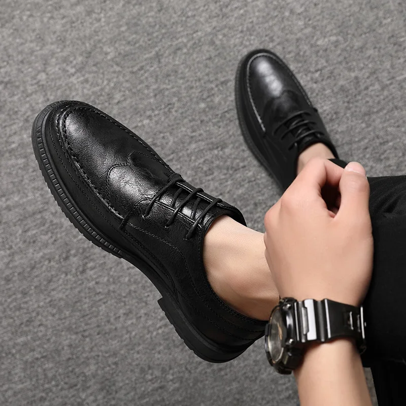 Zapatos informales de cuero de - Men Shoes Louboutin reseña y precio