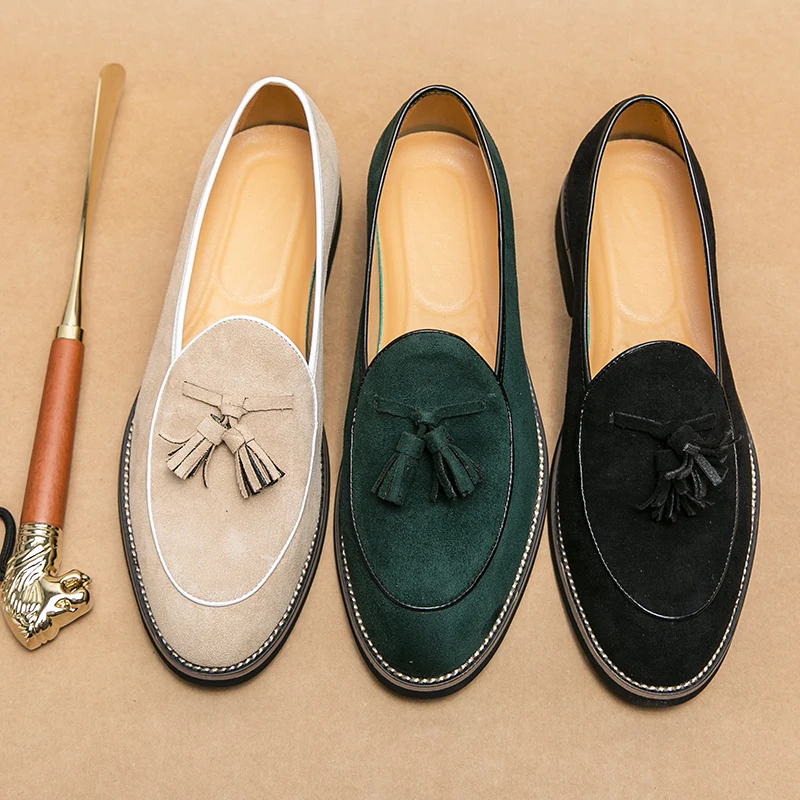 Mocasines italianos de marca d - Men Shoes Louboutin reseña y precio