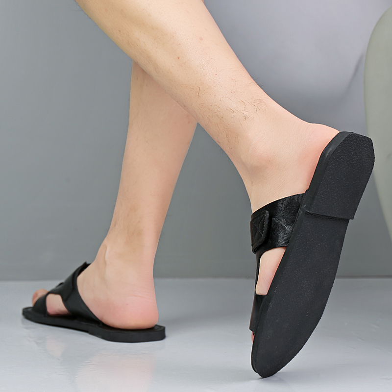 Sandalias de Cuero Premium de  - Men'S Shoes Qn reseña y precio