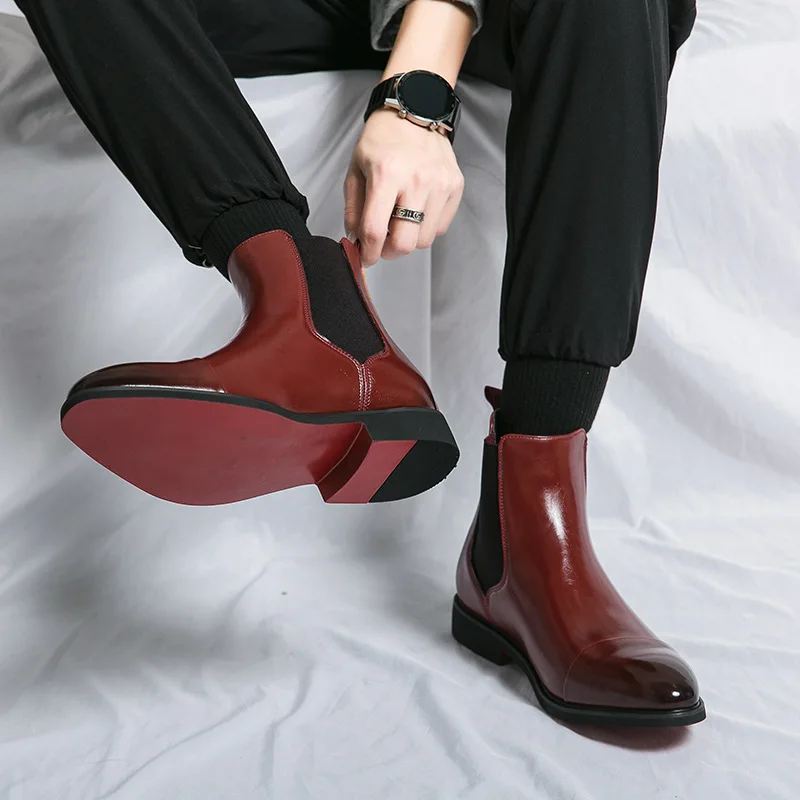 Botas de hombre, Botas de cuer - Men Shoes Louboutin reseña y precio