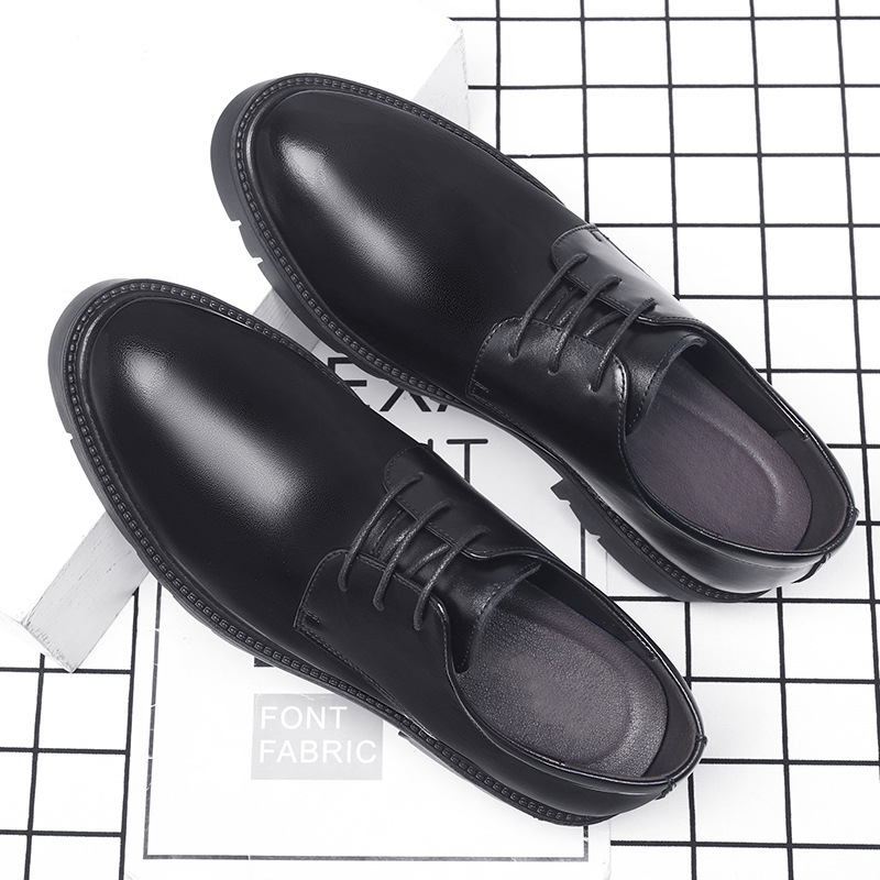 Zapatos de vestir de cuero neg - Men Shoes Official reseña y precio